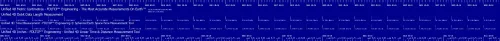 Unified 4D Space-Time Measurement Tool - 0300 4D-MM / 0012 4D-IN - White On Dark Blue - Plastic